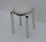 特价创意沙发凳小矮凳圆墩子餐凳个性皮艺圆凳子时尚梳妆凳试鞋凳