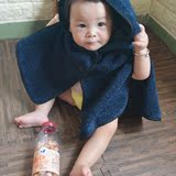 欧美童装秋款婴儿披风呢子披肩 韩国女童宝宝儿童斗篷中大童外套