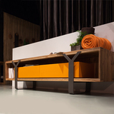 北欧家具日式全实木电视柜小户型组合客厅创意卧室储物韩式电视柜