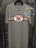 MOCO正品代购2016新款英伦条纹连衣裙MA162SKT155原价999
