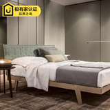 北欧白蜡木全实木床 1.5 1.8米双人床现代简约韩式婚床时尚大床