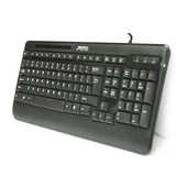 正品清华同方K-390 USB 静音防水 台式机有线笔记本键盘 超大键盘
