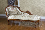 美式贵妃椅新古典布艺沙发客厅卧室家具躺椅全实木贵妃榻家具直销