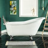 包邮南海卫浴正品贵妃浴缸铸铁搪瓷独立式小浴缸小浴盆媲美科勒