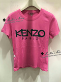 香港专柜代购 KENZO 16夏女款T恤 薄款短袖圆领字母修身显瘦上衣