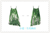 【新品】sdeer圣迪奥专柜正品生命绿调朦胧美感吊带长裙S16281211