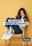 韩国直邮代购正品 KEDS厚底帆布鞋女 郑秀晶同款 小白鞋 松糕鞋