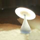 蘑菇空气净化器万火充电式LED小台灯卧室床上无线蓄电可调节亮度