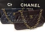 洛丽塔香港正品代购 Chanel 复古做旧小牛皮金属链条单肩手提包