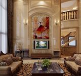 现代欧式简约手绘无框酒店客厅沙发背景挂画油画抽象芭蕾舞