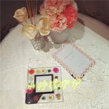 【现货包邮】日本代购 afternoontea小雏菊花朵水钻相框/结婚礼物