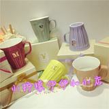 【现货】日本afternoontea/zakka16新款经典字母马克杯咖啡杯礼盒