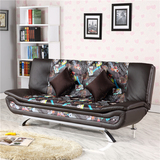 1.5米双人沙发床1.2m可折叠PU沙发床1.8米三人小户型真西皮沙发床