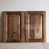 定制实木柜门 美国红橡，美国赤杨，实木橱柜门   素门  油漆门