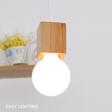 【易照明】吊灯设计 吊灯实木 现代灯具 铺面地中海简单韩式客厅