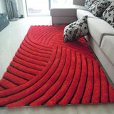 新款豪华欧式地毯3D立体弹力丝图案地毯客厅茶几卧室床边满铺定制