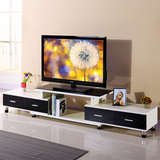 钢化玻璃电视柜简约伸缩木质电视机柜现代组合时尚环保