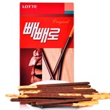 韩国进口零食 韩国乐天巧克力棒 韩国乐天红棒 原味巧克力棒 红棒