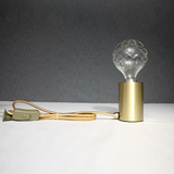 Crystal Lamp现代艺术创意简约客厅书房卧室床头黄铜精品水晶台灯