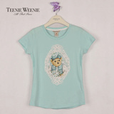 Teenie Weenie 小熊专柜正品女装时尚印花短袖T恤TTRW52522K