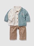 1-3岁 春季新款男童婴儿宝宝纯棉针织百搭长袖开衫外套春款中小童