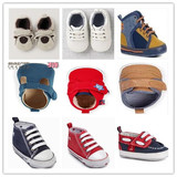 英国NEXT童装代购 男童款蓝色红色白色皮鞋学步鞋帆布鞋现货