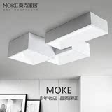 创意个性几何组合led吸顶灯长正方形客厅卧室餐厅工作室办公灯具