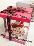 10寸翻糖蛋糕盒 芭比盒子 加高盒 高档红色全透明PVC包装盒 批发