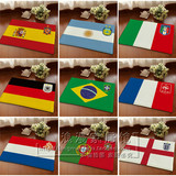 足球国家队国旗队徽巴西阿根廷德国防滑地毯门口客厅浴室防滑地垫