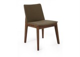 意大利简约风格 北欧实木水曲柳高档椅子 酒店餐厅餐椅 设计师椅