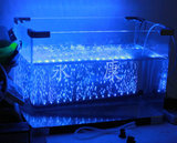 led潜水灯，潜水七彩灯匹配静音氧气泵用水中灯鱼缸灯蓝色45cm