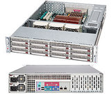 超微2U服务器机箱 SC826TQ-R800LPB 2U 12盘热插拔机箱 800W冗余