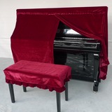 加厚金丝绒钢琴罩 高档布艺钢琴全罩钢琴套 6色可选