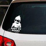 MAMA IN CAR 宝宝在车内 车上有孕妇  车身贴 反光汽车贴纸 个性
