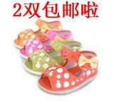 清仓阿福贝贝夏款童鞋3209女宝宝软底学步鞋宝宝鞋凉鞋叫叫鞋3212