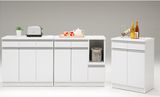 定制简易橱柜 现代板式厨柜多功能收纳橱柜 简约储物柜 组合橱柜