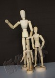 包邮实木漫画木头人模型木手关节模型可动木人偶素描模特摆设木偶