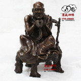 神佛教16寸台湾纯铜 罗汉 道教神像 宗教神像