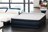 原装正品INTEX豪华双人加大充气床垫 植绒气垫床内置电泵送防潮垫