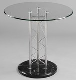 北京办公桌 洽谈桌子 餐桌 钢化玻璃圆桌 小型会议桌 咖啡桌特价