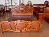 红木家具床菠萝格木实木雕花储物床欧式双人床箱床工厂直销特价
