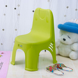 茶花正品儿童凳子宝宝靠背矮凳塑料儿童椅子加厚型可爱小凳子时尚