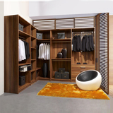 精品定制 E1级环保颗粒板实木 储物入墙衣柜衣橱衣帽间带门特价