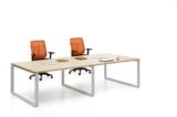 成都简约现代办公家具钢木会议桌洽谈桌条桌厂家直销可定制人造板
