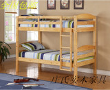 特价带梯柜实木床两层床儿童上下床双层床子母床松木高低床可定制