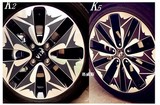 起亚 K2 K5 专用碳纤维轮毂贴 改装个性轮胎装饰反光贴 可订制