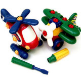 拆卸装玩具直升飞机 滑翔机 儿童益智拼装 动手动脑积木玩具系列