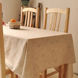特价zakka日式田园素色棉麻桌布小碎花台布餐桌盖巾布艺