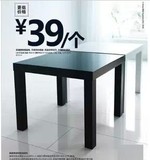 【IKEA 宜家代购】拉克 边桌 简约小木桌子 55*55厘米 方桌