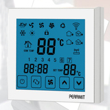 豪华全触摸屏房间温控器 触摸屏温控器 风机盘管液晶温控器DJ5002